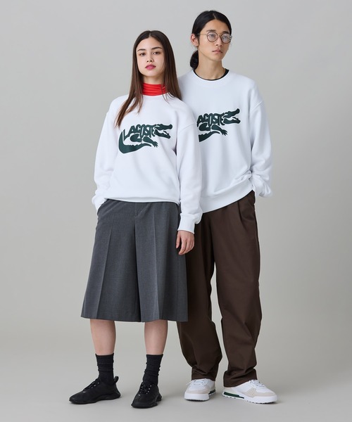 LACOSTE(ラコステ)の「ブランドネームワニロゴ クルーネックスウェット(スウェット・メンズ・ホワイト/ブラック/ダークグリーン・5/2/4/3)」の22枚目の写真