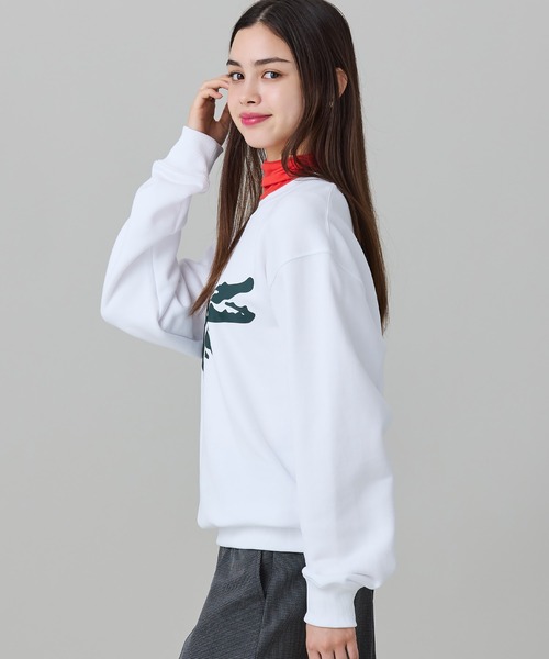 LACOSTE(ラコステ)の「ブランドネームワニロゴ クルーネックスウェット(スウェット・メンズ・ホワイト/ブラック/ダークグリーン・5/2/4/3)」の14枚目の写真