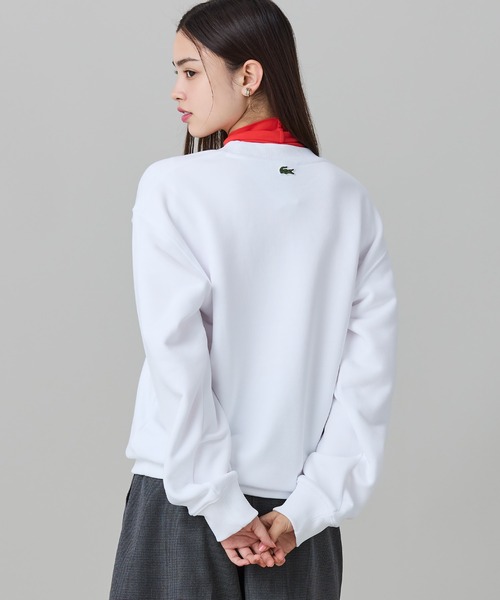 LACOSTE(ラコステ)の「ブランドネームワニロゴ クルーネックスウェット(スウェット・メンズ・ホワイト/ブラック/ダークグリーン・5/2/4/3)」の16枚目の写真