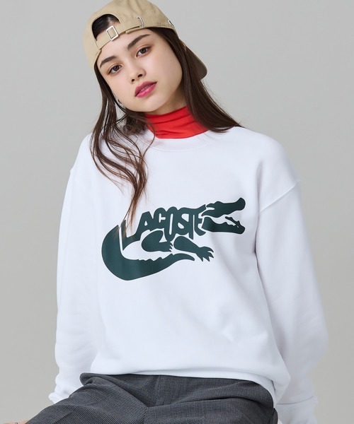 LACOSTE(ラコステ)の「ブランドネームワニロゴ クルーネックスウェット(スウェット・メンズ・ホワイト/ブラック/ダークグリーン・5/2/4/3)」の20枚目の写真