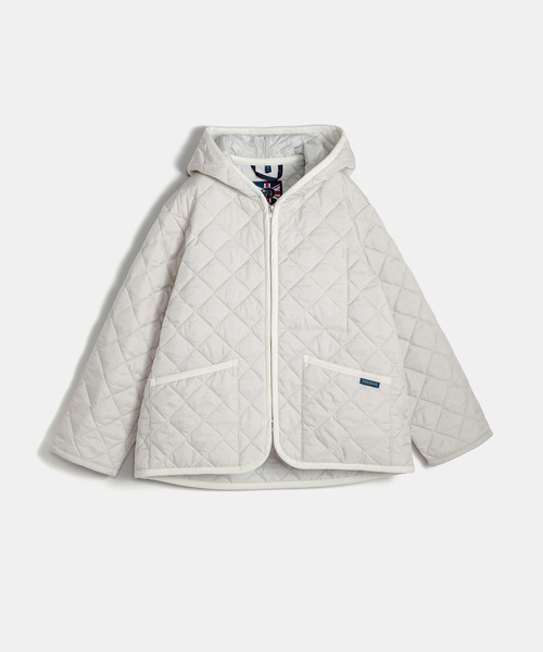 LAVENHAM(ラベンハム)の「Zipped Craydon Womens / ジップド クレイドン ウィメンズ(その他アウター・レディース・オフホワイト/ベージュ系その他5/ダークブラック/グレー・12/10/8/14/6/16)」の2枚目の写真