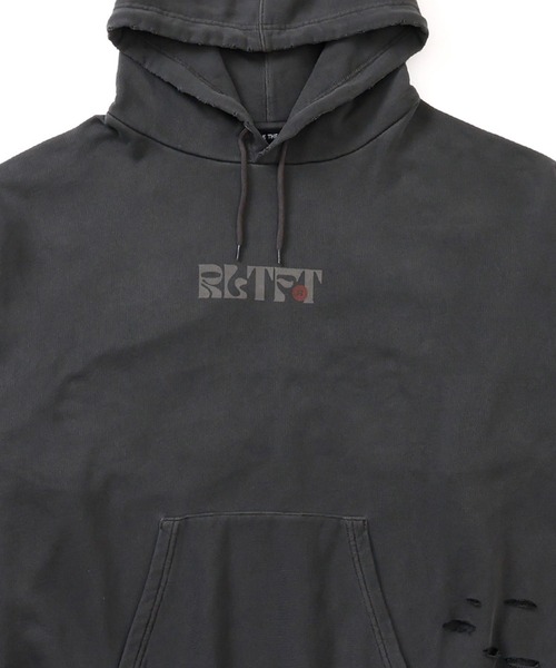RULE THE FATE(ルールザフェイト)の「RTF FLOWER SWEAT HOODIE/フラワースウェットフーディー(パーカー・メンズ・ベージュ/ブラック・1/2/0)」の4枚目の写真
