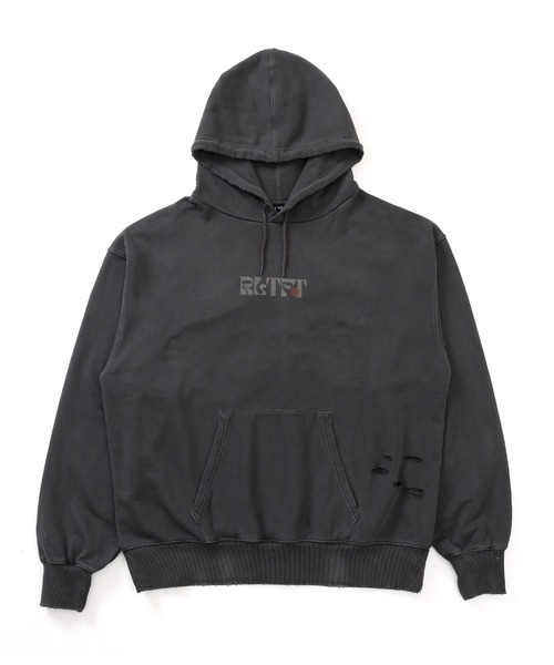 RULE THE FATE(ルールザフェイト)の「RTF FLOWER SWEAT HOODIE/フラワースウェットフーディー(パーカー・メンズ・ベージュ/ブラック・1/2/0)」の9枚目の写真