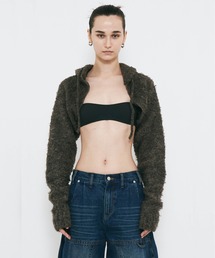 MUFFLER KNIT CARDIGAN