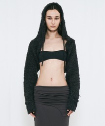 MUFFLER KNIT CARDIGAN