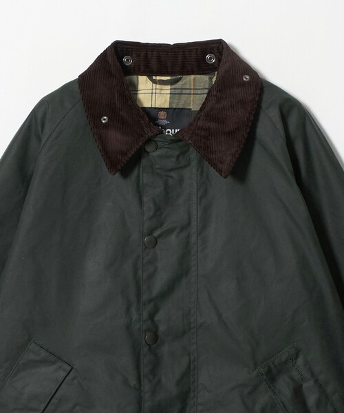 Barbour(バブアー)の「<BARBOUR>TRANSPORT/ワックス ショート ジャケット オーバーサイズフィット(その他アウター・メンズ・ブラック/オリーブ・38/36/40)」の4枚目の写真