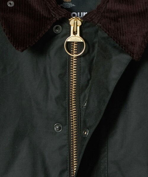 Barbour(バブアー)の「<BARBOUR>TRANSPORT/ワックス ショート ジャケット オーバーサイズフィット(その他アウター・メンズ・ブラック/オリーブ・38/36/40)」の11枚目の写真