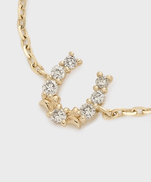 agete(アガット)の「K10ダイヤモンドチェーンリング(0.05ct)(リング・レディース・ゴールド系その他・FREE)」の3枚目の写真