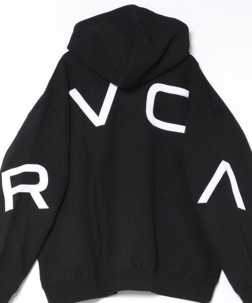 RVCA(ルーカ)の「RVCA メンズ BACK SIDE ARCH ZIP HD パーカー 【2026年秋冬モデル】(パーカー・メンズ・ベージュ系その他2/ブラック系その他2/キャメル/ブラック/グレー系その他・SMALL/MEDIUM/LARGE/X-LARGE)」の7枚目の写真