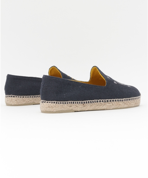 HELIOPOLE（エリオポール）の「【heliopole別注】STUBBS&WOOTTON 刺繍エスパ（スリッポン・レディース・ネイビー・36/37）」の4枚目の写真