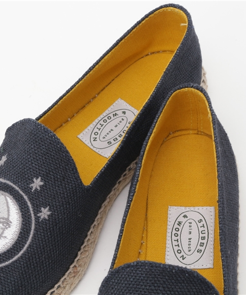 HELIOPOLE（エリオポール）の「【heliopole別注】STUBBS&WOOTTON 刺繍エスパ（スリッポン・レディース・ネイビー・36/37）」の6枚目の写真