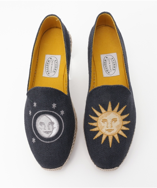 HELIOPOLE（エリオポール）の「【heliopole別注】STUBBS&WOOTTON 刺繍エスパ（スリッポン・レディース・ネイビー・36/37）」の10枚目の写真