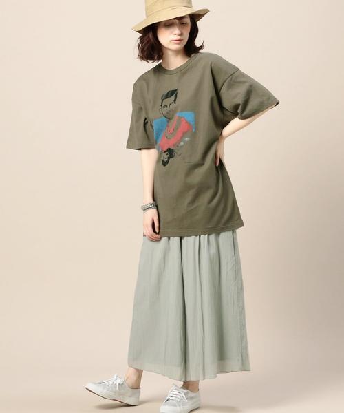 BEAUTY&YOUTH UNITED ARROWS(ビューティーアンドユースユナイテッドアローズ)の「BY コットンシフォンギャザーワイドパンツ 70◆(その他パンツ・レディース・オフホワイト/ブラック/ライム/モカ・FREE)」の8枚目の写真