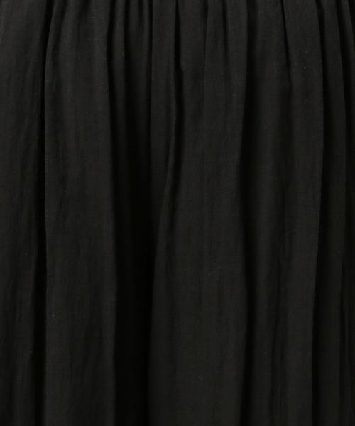 BEAUTY&YOUTH UNITED ARROWS(ビューティーアンドユースユナイテッドアローズ)の「BY コットンシフォンギャザーワイドパンツ 70◆(その他パンツ・レディース・オフホワイト/ブラック/ライム/モカ・FREE)」の15枚目の写真