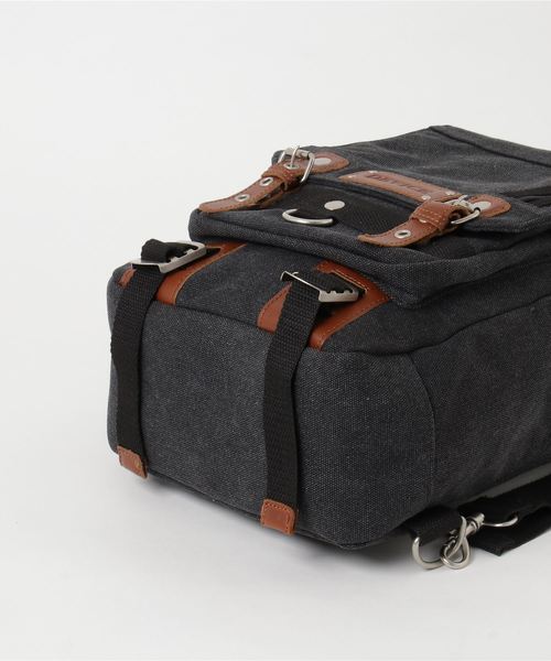 DEVICE（デバイス）の「DEVICE デバイス Access キャンバス メガ ボディバッグショルダーバッグ（ボディバッグ/ウエストポーチ・メンズ・ベージュ/ブラウン/ブラック/カーキ/ベージュ系その他/ブラック系その他/グリーン系その他・FREE）」の14枚目の写真