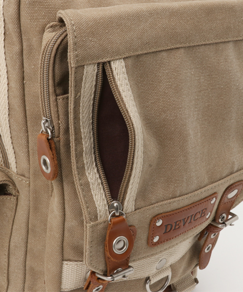 DEVICE（デバイス）の「DEVICE デバイス Access キャンバス メガ ボディバッグショルダーバッグ（ボディバッグ/ウエストポーチ・メンズ・ベージュ/ブラウン/ブラック/カーキ/ベージュ系その他/ブラック系その他/グリーン系その他・FREE）」の16枚目の写真