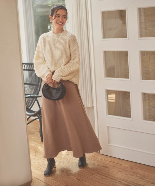 に*郎様 デサント　スポーツ・リュクス セーター　フレアスカート　上下セットアッ に*郎様 デサント スポーツ・リュクス セーター フレアスカート 上下