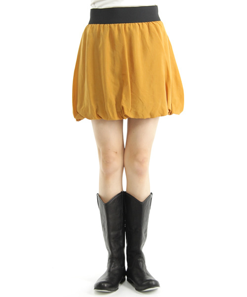 BEAUTY&YOUTH UNITED ARROWS(ビューティーアンドユースユナイテッドアローズ)の「□BF CU BALN MINI(スカート・レディース・ブラック/ライトグレー/イエロー/パープル・フリー)」の4枚目の写真