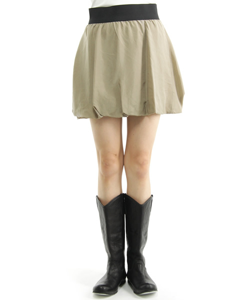 BEAUTY&YOUTH UNITED ARROWS(ビューティーアンドユースユナイテッドアローズ)の「□BF CU BALN MINI(スカート・レディース・ブラック/ライトグレー/イエロー/パープル・フリー)」の3枚目の写真