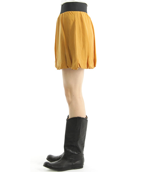 BEAUTY&YOUTH UNITED ARROWS(ビューティーアンドユースユナイテッドアローズ)の「□BF CU BALN MINI(スカート・レディース・ブラック/ライトグレー/イエロー/パープル・フリー)」の5枚目の写真