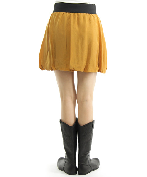 BEAUTY&YOUTH UNITED ARROWS(ビューティーアンドユースユナイテッドアローズ)の「□BF CU BALN MINI(スカート・レディース・ブラック/ライトグレー/イエロー/パープル・フリー)」の6枚目の写真