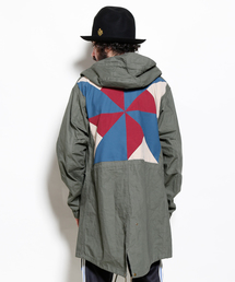 ALDIES | Lazy Mods Parka 切り替え モッズコート(モッズコート)