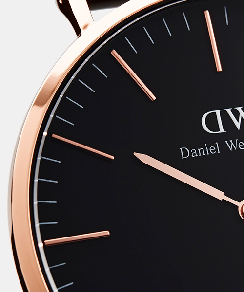Daniel Wellington（ダニエルウェリントン）の「Daniel Wellington CLASSIC BLACK <36mm> "CORNWALL"（アナログ腕時計・メンズ・ピンクゴールド・FREE）」の5枚目の写真