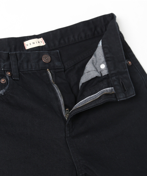Denime(ドゥニーム)の「ブラッククロップドフレアジーンズ(デニムパンツ・レディース・ブラック・3/2/1)」の9枚目の写真