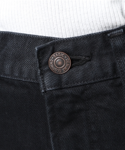 Denime(ドゥニーム)の「ブラッククロップドフレアジーンズ(デニムパンツ・レディース・ブラック・3/2/1)」の10枚目の写真
