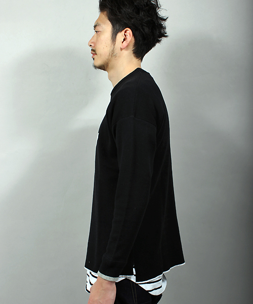 MIND BLOW（マインドブロウ）の「＜STAR柄＞リブニット（ニット/セーター・メンズ・ブラック/カーキ/杢グレー/ホワイト・L/M）」の9枚目の写真