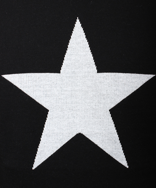 MIND BLOW（マインドブロウ）の「＜STAR柄＞リブニット（ニット/セーター・メンズ・ブラック/カーキ/杢グレー/ホワイト・L/M）」の12枚目の写真