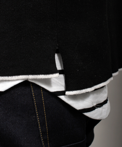 MIND BLOW（マインドブロウ）の「＜STAR柄＞リブニット（ニット/セーター・メンズ・ブラック/カーキ/杢グレー/ホワイト・L/M）」の14枚目の写真