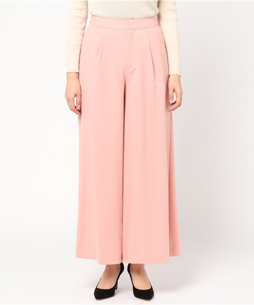 MURUA（ムルーア）の「プレーンワイドパンツ（その他パンツ・レディース・ピンク/クリーム/ブラック・2(M)/1(S)）」の4枚目の写真