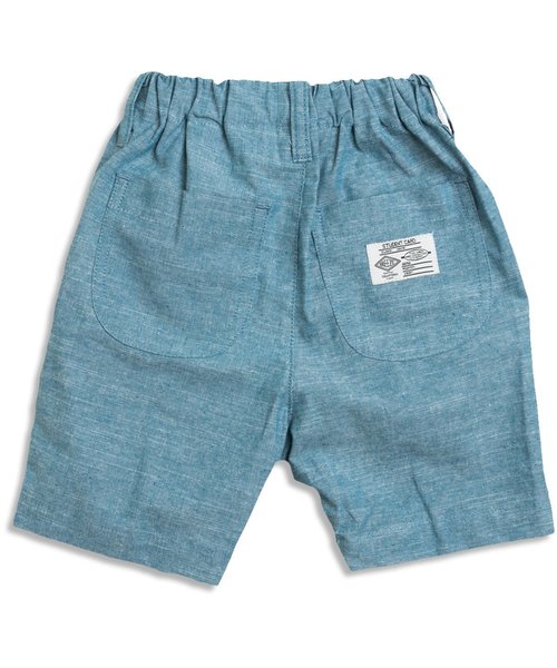 BREEZE（ブリーズ）の「カラーシャンブレーパンツ 5分丈（その他パンツ・キッズ・ブルー/レモンイエロー/グリーン・95/140/80/90/120/100/110/130）」の7枚目の写真