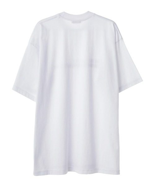 CLANE（クラネ）の「【CLANE HOMME】OVER LINE T-SHIRT（Tシャツ/カットソー・メンズ・グレー/ホワイト/ブラック/レッド・1/2）」の8枚目の写真