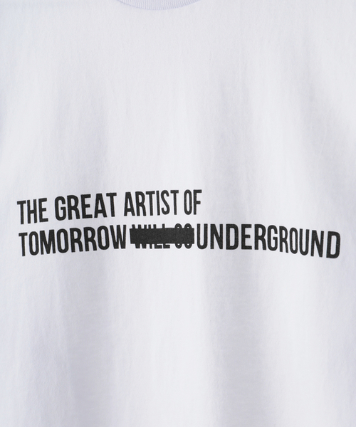 CLANE（クラネ）の「【CLANE HOMME】OVER LINE T-SHIRT（Tシャツ/カットソー・メンズ・グレー/ホワイト/ブラック/レッド・1/2）」の9枚目の写真