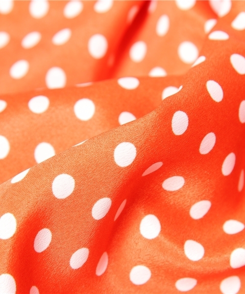 WEGO（ウィゴー）の「サス付きドットフレアスカート（スカート・レディース・ネイビー/マスタード/オレンジ・FREE）」の10枚目の写真