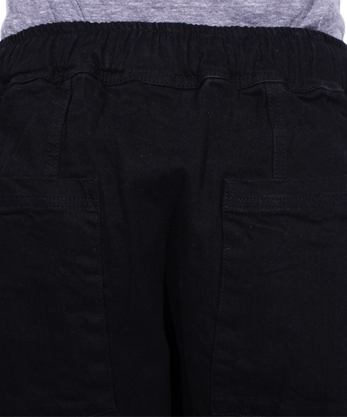 ８(eight)（エイト）の「デニム ガウチョパンツ ワイド サルエルパンツ（デニムパンツ・メンズ・ブラック/サックスブルー・LARGE/MEDIUM）」の19枚目の写真