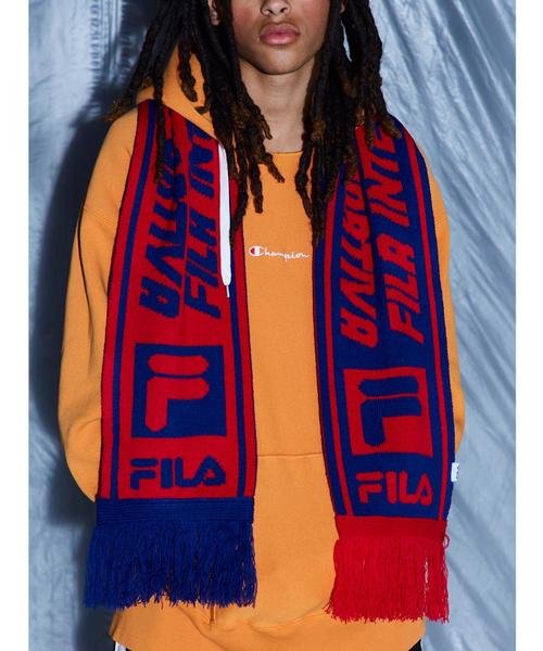 FILA（フィラ）の「＜FILA × monkey time＞ JACQUARD SCARF/マフラー ◆（マフラー・メンズ・レッド/イエロー/オレンジ/ロイヤルブルー・FREE）」の11枚目の写真