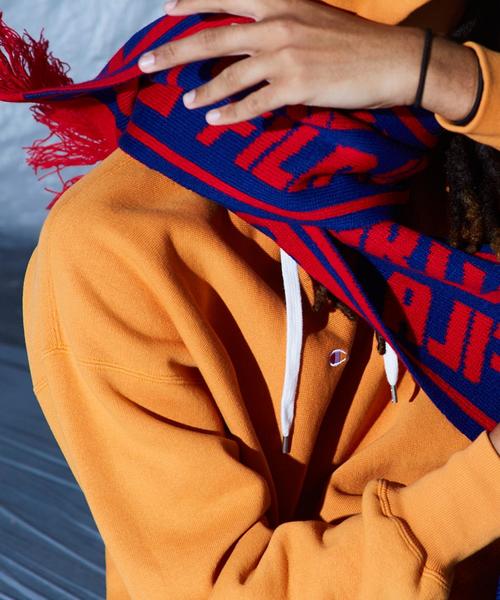 FILA（フィラ）の「＜FILA × monkey time＞ JACQUARD SCARF/マフラー ◆（マフラー・メンズ・レッド/イエロー/オレンジ/ロイヤルブルー・FREE）」の8枚目の写真
