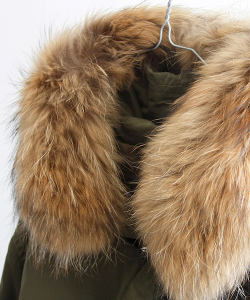 VENCEEXCHANGE(ヴァンスエクスチェンジ)の「ミリタリーモッズコート(モッズコート・レディース・ブラック/カーキ・MEDIUM)」の13枚目の写真