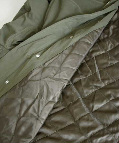 VENCEEXCHANGE(ヴァンスエクスチェンジ)の「ミリタリーモッズコート(モッズコート・レディース・ブラック/カーキ・MEDIUM)」の11枚目の写真