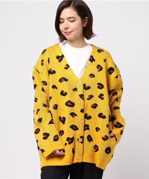 PUNYUS（プニュズ）の「レオパードビッグカーディガン（カーディガン/ボレロ・レディース・その他1・3/4）」の3枚目の写真