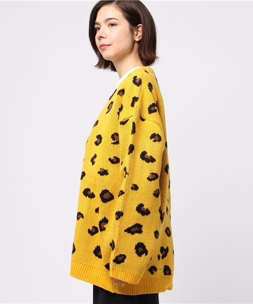 PUNYUS（プニュズ）の「レオパードビッグカーディガン（カーディガン/ボレロ・レディース・その他1・3/4）」の5枚目の写真