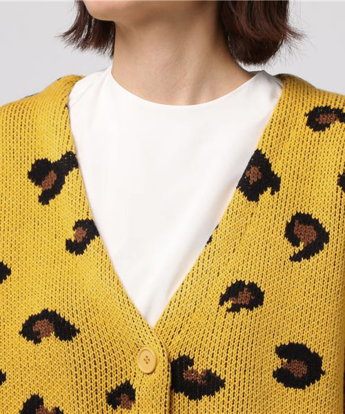PUNYUS（プニュズ）の「レオパードビッグカーディガン（カーディガン/ボレロ・レディース・その他1・3/4）」の6枚目の写真