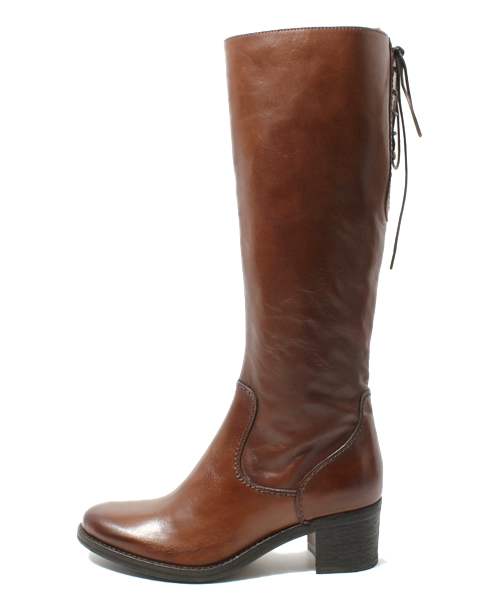 NANO universe（ナノユニバース）の「MALLY/バックレースアップロングブーツ（ブーツ・レディース・ブラック/ブラウン・36/37/38）」の3枚目の写真