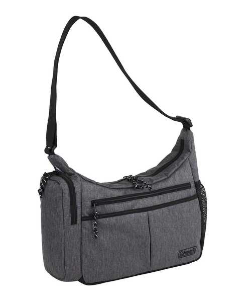 COLEMAN（コールマン）の「クールショルダーMD（ブラック）（ショルダーバッグ・レディース・桜/イエロー/グレー/ネイビー/ブラック/スカイブルー/チェック/ブルー系その他/オリーブ/サンドベージュ/ブルーグレー/ダークパープル・ONE SIZE）」の2枚目の写真