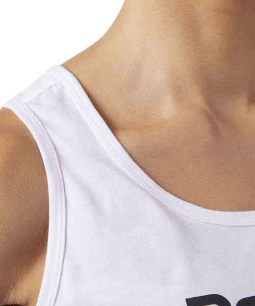 Reebok（リーボック）の「クロップタンク LF TANK（タンクトップ・レディース・ホワイト/ブラック・MEDIUM/LARGE/X-LARGE/SMALL）」の12枚目の写真