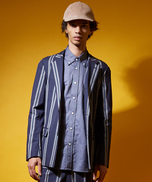 UNITED TOKYO（ユナイテッドトウキョウ）の「パターンアンコンジャケット（テーラードジャケット・メンズ・ネイビー/ブラック/ブラウン・1/2/3）」の3枚目の写真