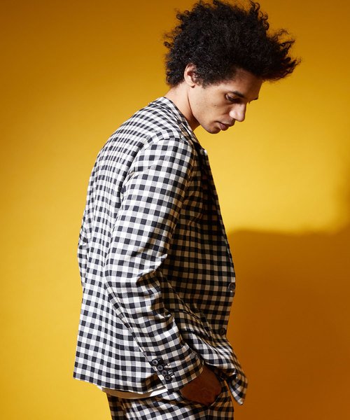 UNITED TOKYO（ユナイテッドトウキョウ）の「パターンアンコンジャケット（テーラードジャケット・メンズ・ネイビー/ブラック/ブラウン・1/2/3）」の9枚目の写真